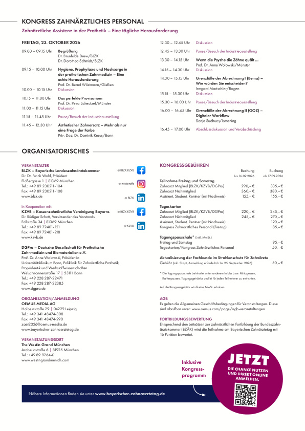 Programmheft-Vorschau, rechte Seite